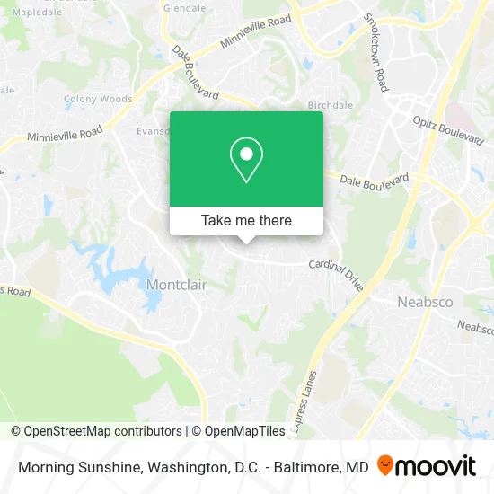 Morning Sunshine map