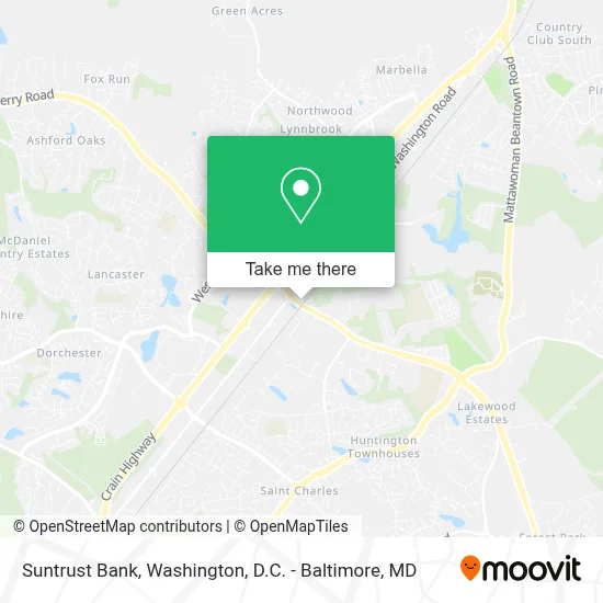 Suntrust Bank map