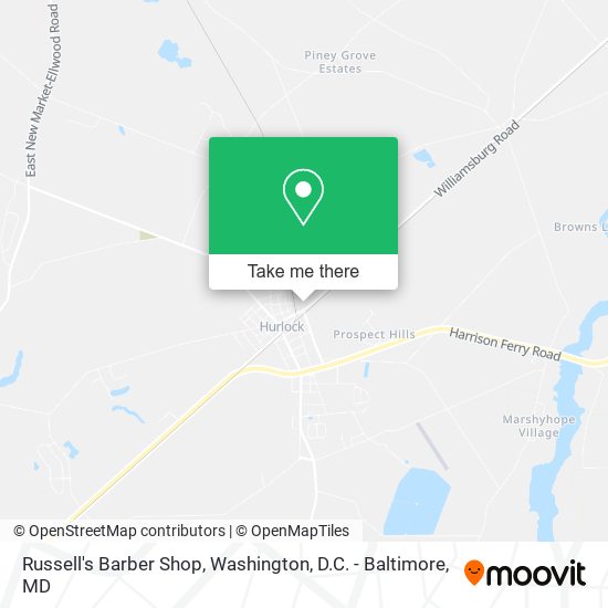 Mapa de Russell's Barber Shop