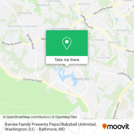 Barnes Family Presents Pepsi / Babybell Unlimited map
