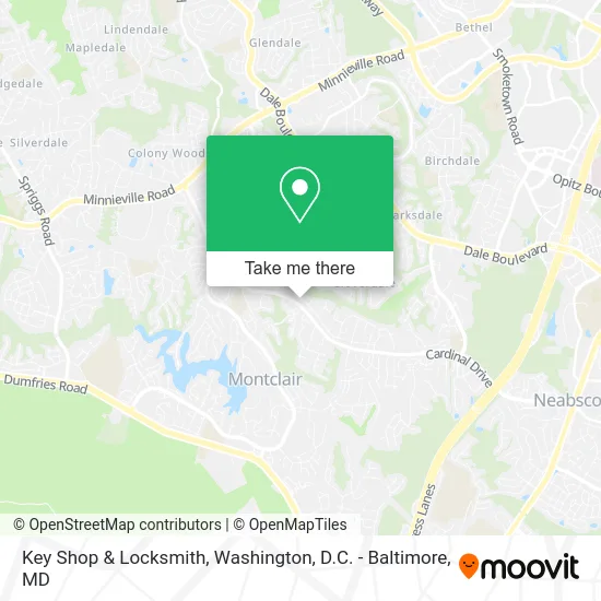 Key Shop & Locksmith map