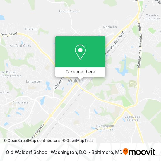 Mapa de Old Waldorf School