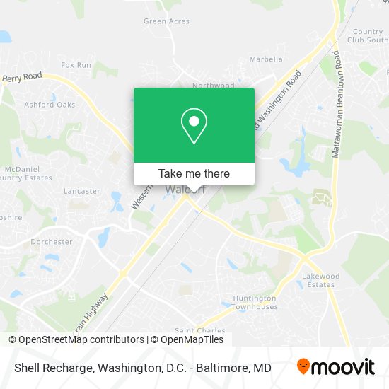 Shell Recharge map