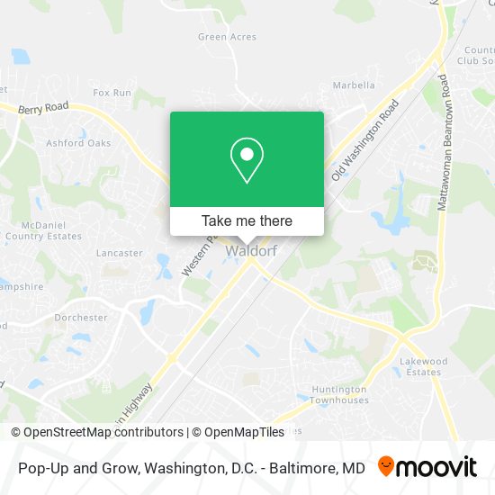 Pop-Up and Grow map