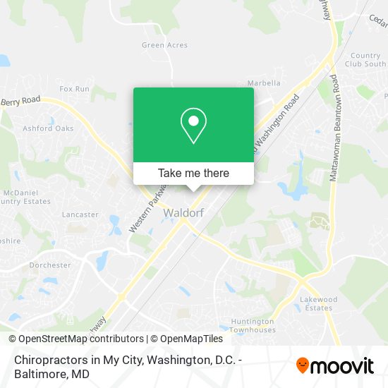 Chiropractors in My City map