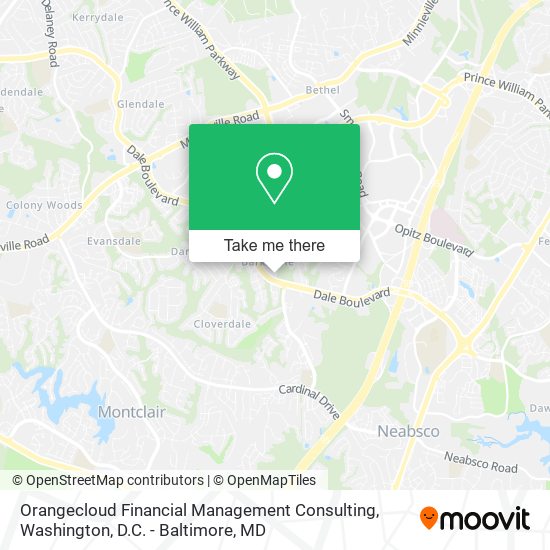 Mapa de Orangecloud Financial Management Consulting