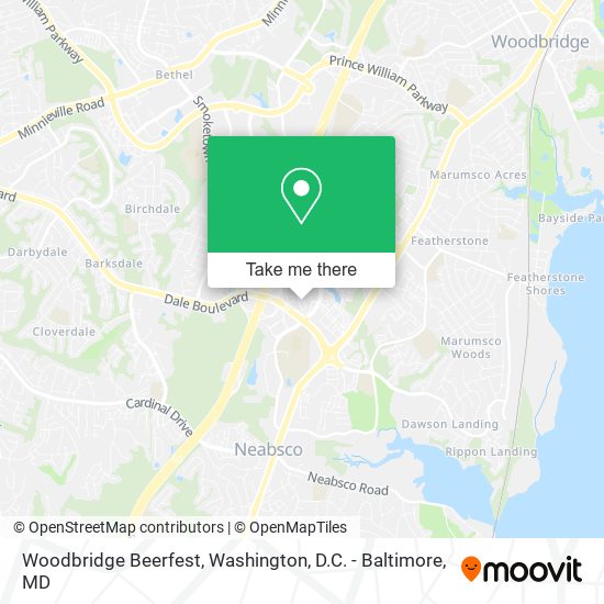 Mapa de Woodbridge Beerfest