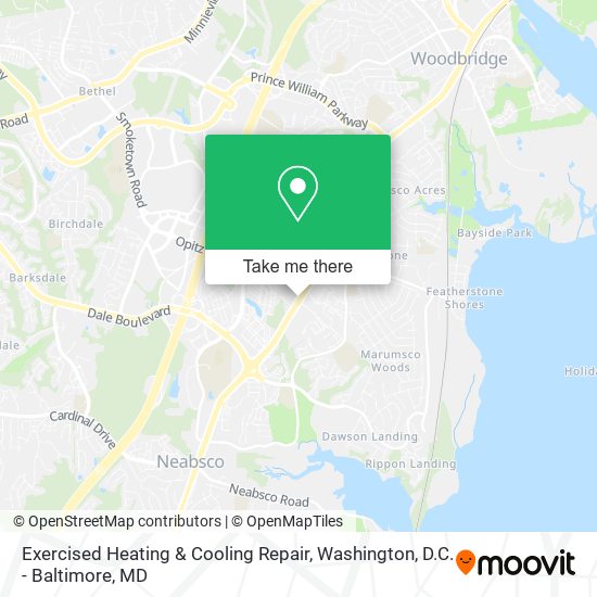 Mapa de Exercised Heating & Cooling Repair