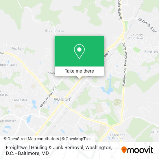 Freightwell Hauling & Junk Removal map