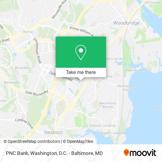 PNC Bank map