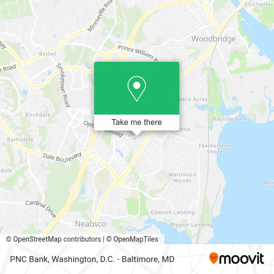 PNC Bank map