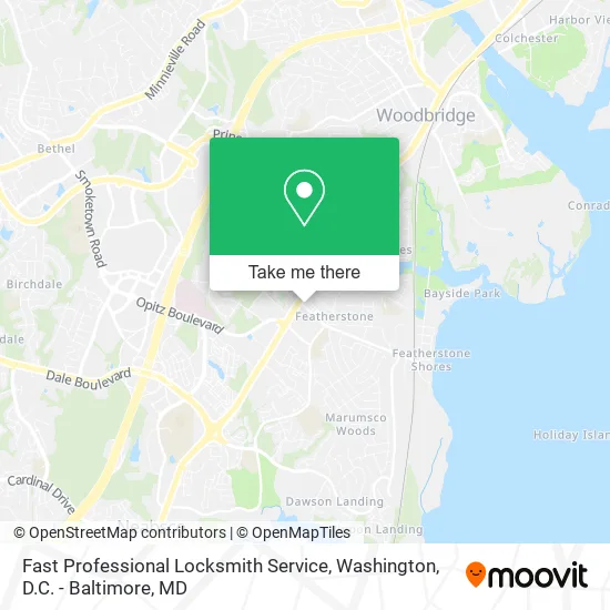 Fast Professional Locksmith Service map