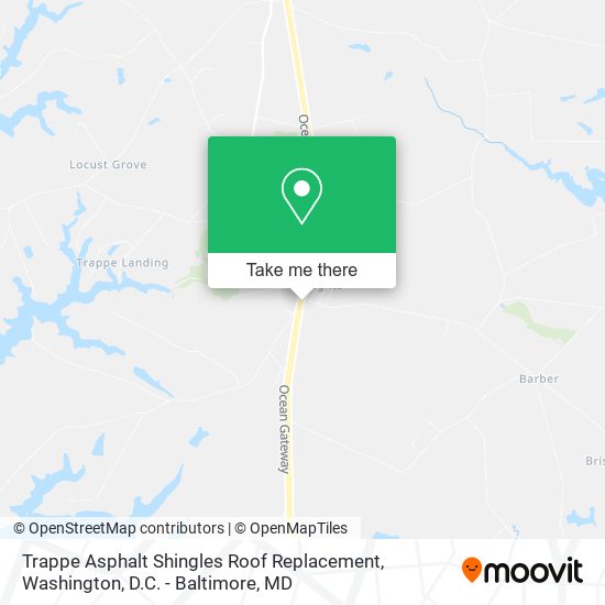Trappe Asphalt Shingles Roof Replacement map