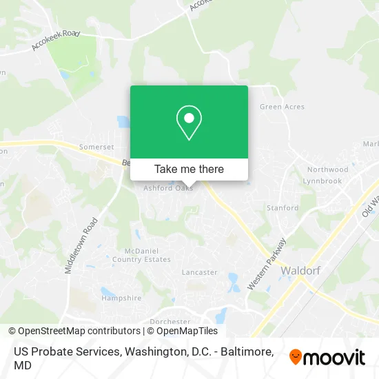 US Probate Services map