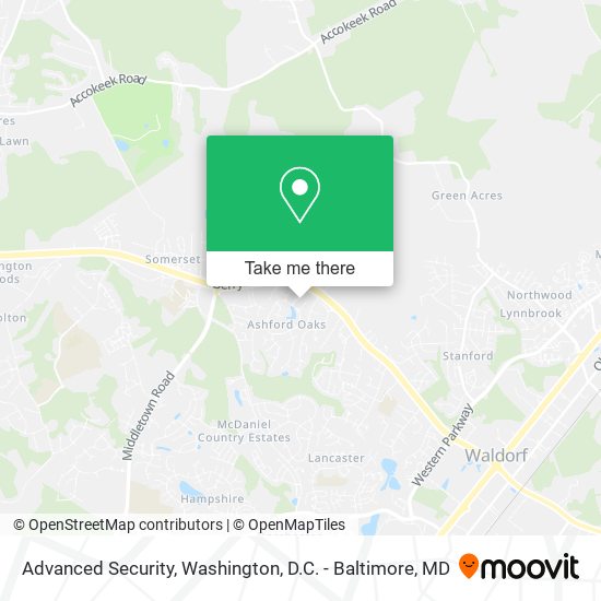 Advanced Security map