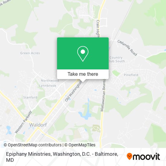 Epiphany Ministries map
