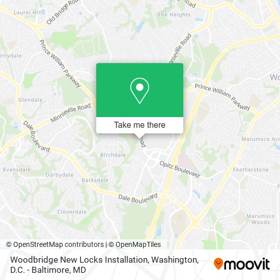 Mapa de Woodbridge New Locks Installation