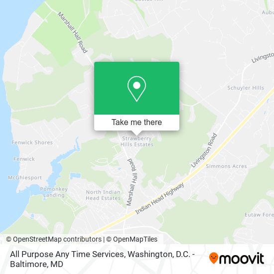 Mapa de All Purpose Any Time Services