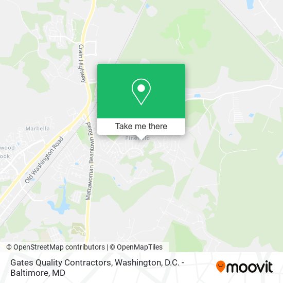 Gates Quality Contractors map