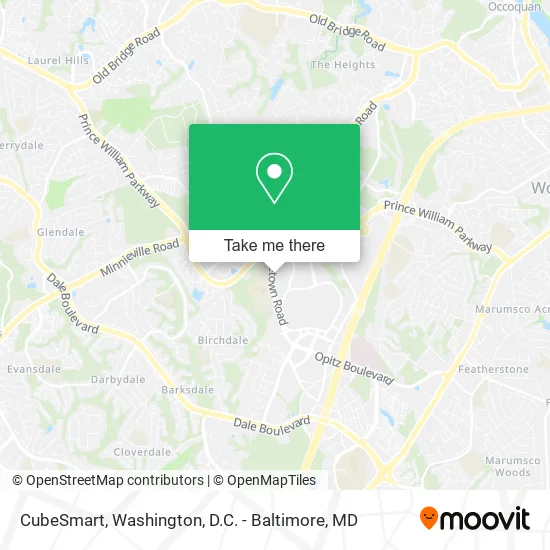 Mapa de CubeSmart