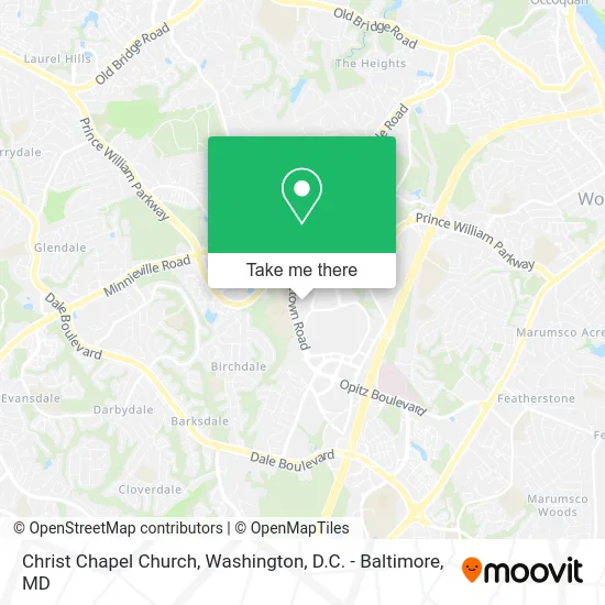 Christ Chapel Church map