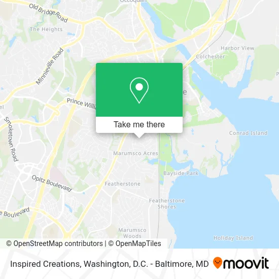 Inspired Creations map