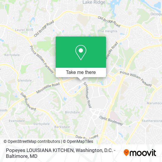 Mapa de Popeyes LOUISIANA KITCHEN