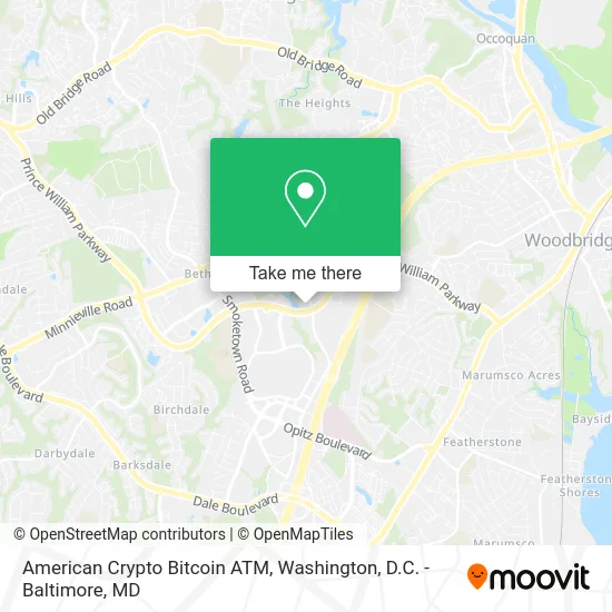 American Crypto Bitcoin ATM map