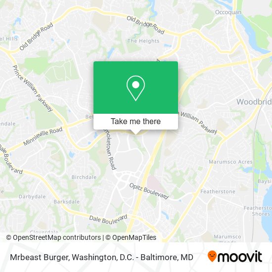 Mapa de Mrbeast Burger