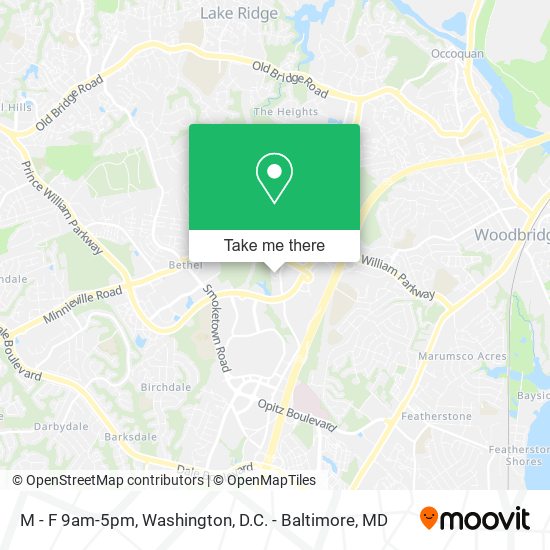 M - F 9am-5pm map