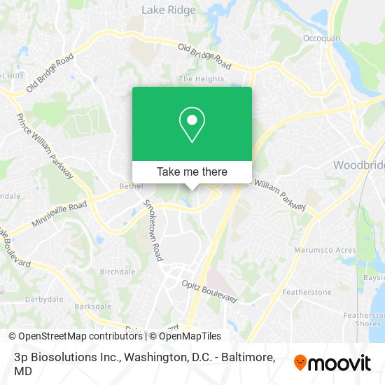 Mapa de 3p Biosolutions Inc.