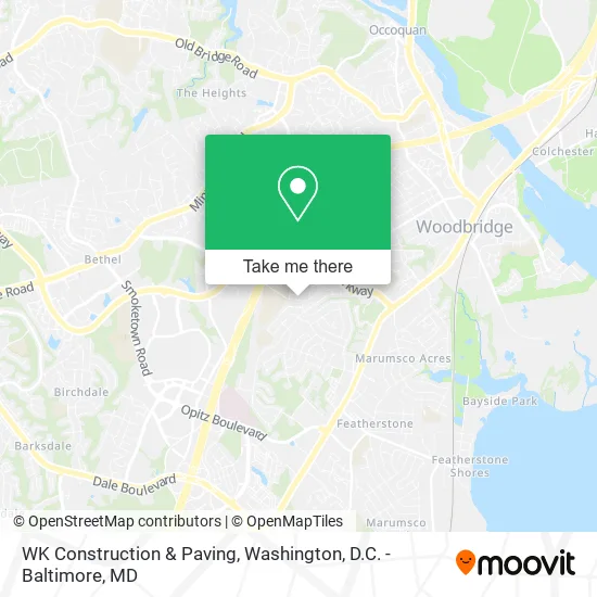 Mapa de WK Construction & Paving