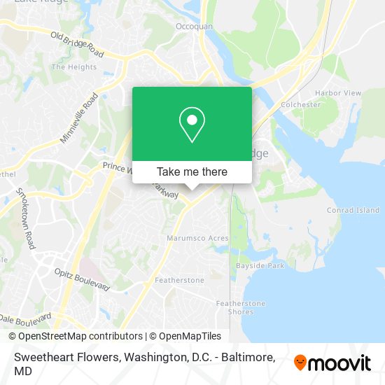 Sweetheart Flowers map