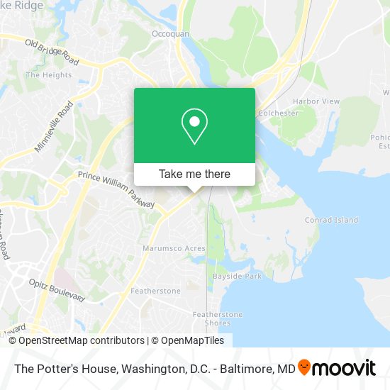 The Potter's House map