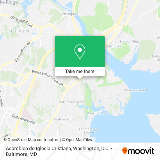 Mapa de Asamblea de Iglesia Cristiana