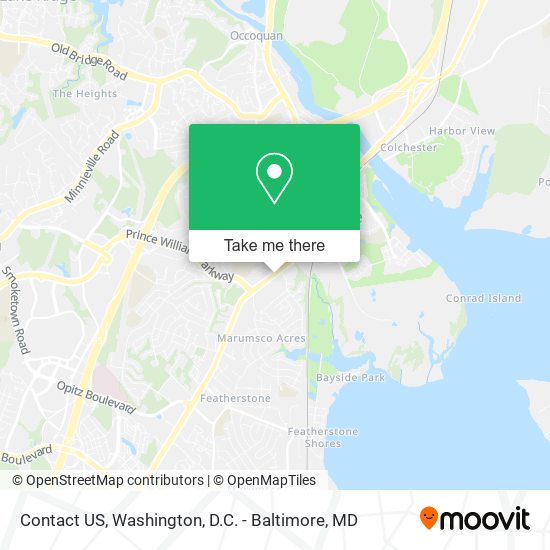 Mapa de Contact US