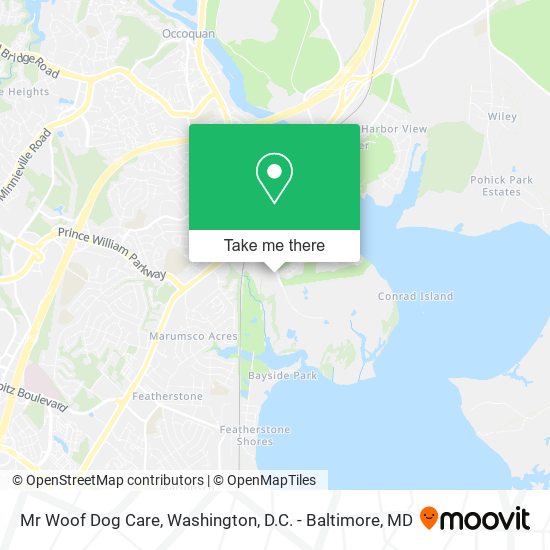 Mapa de Mr Woof Dog Care