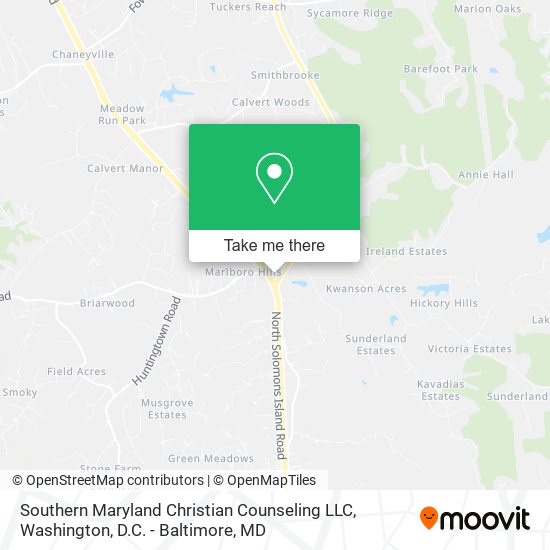 Southern Maryland Christian Counseling LLC map
