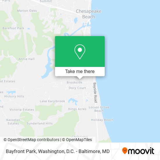 Bayfront Park map
