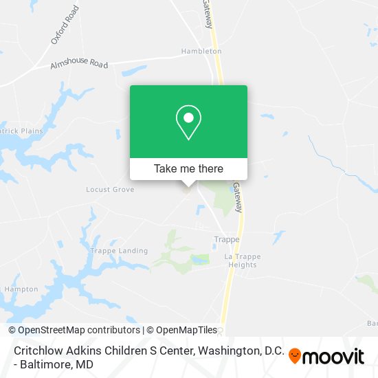Mapa de Critchlow Adkins Children S Center