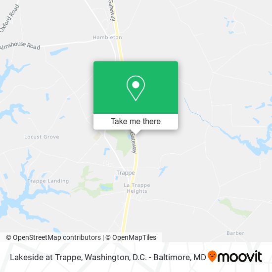 Lakeside at Trappe map