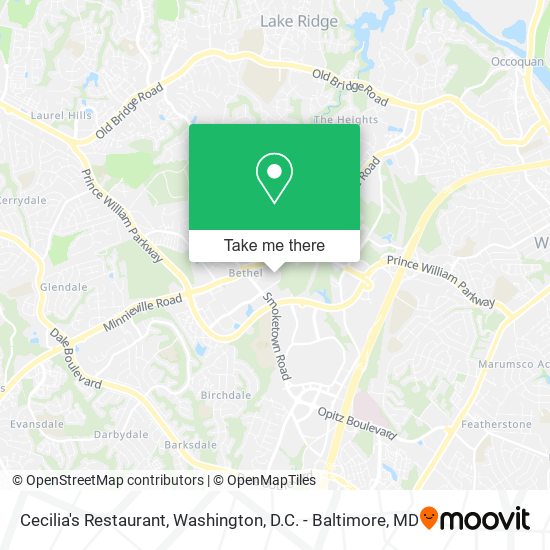 Cecilia's Restaurant map