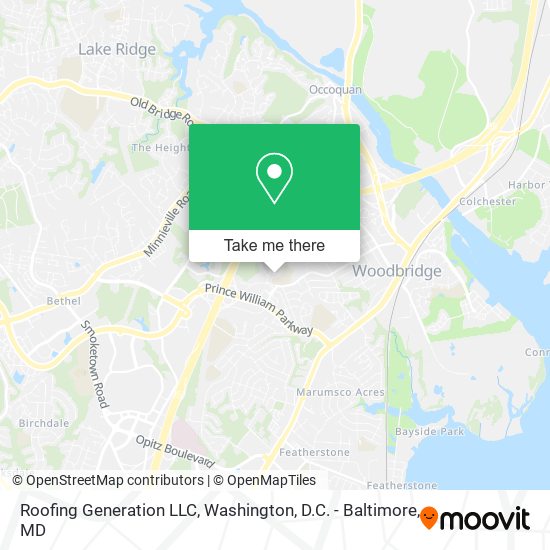 Roofing Generation LLC map