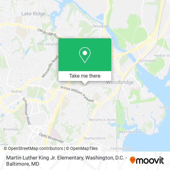 Martin Luther King Jr. Elementary map