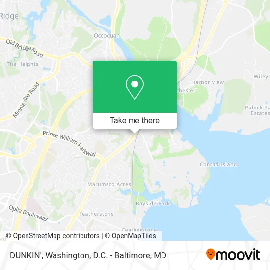 DUNKIN' map
