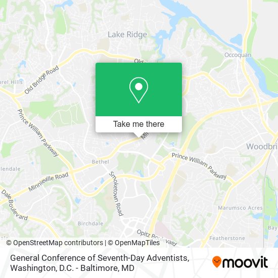 Mapa de General Conference of Seventh-Day Adventists