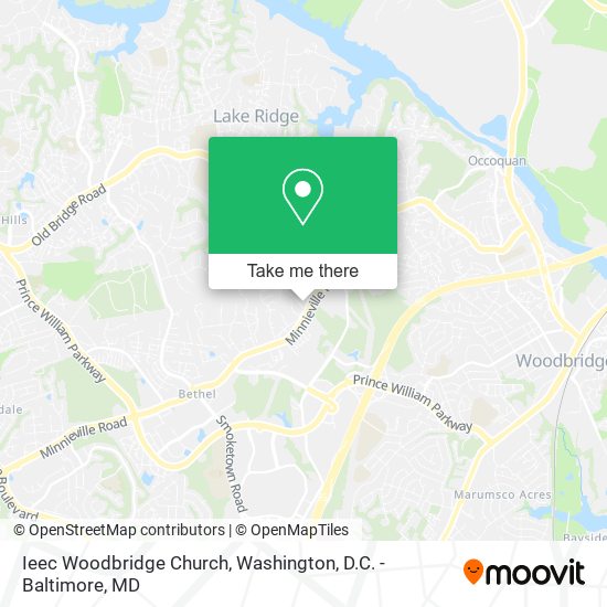 Ieec Woodbridge Church map