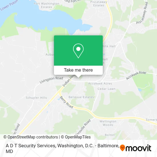 A D T Security Services map