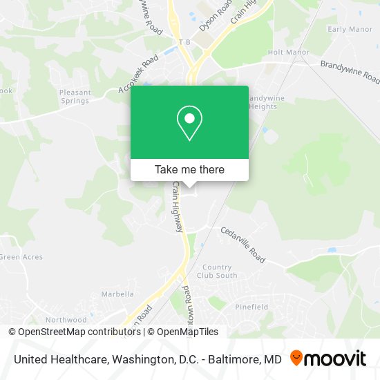 United Healthcare map