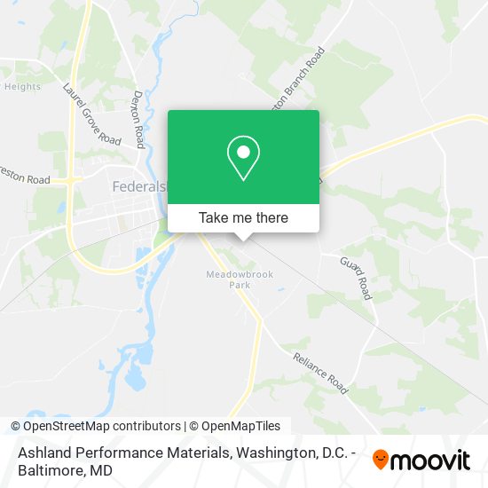 Ashland Performance Materials map
